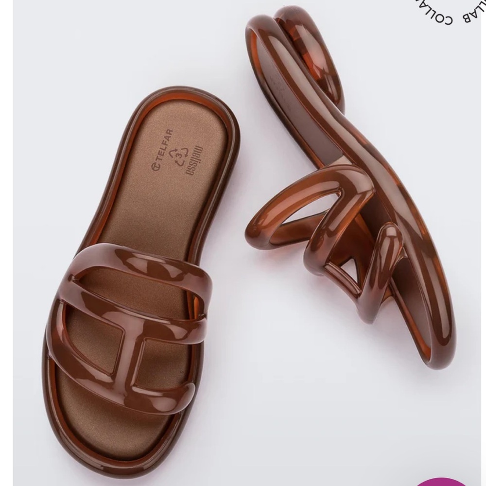 NWT MELISSA + TELFAR Jelly Slide